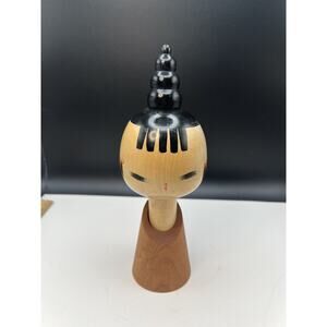 Vintage Sosaku Kokeshi Doll By Aida Seihou? Signed Naughty Girl
